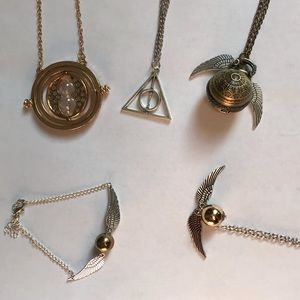 5 PC HARRY POTTER JEWELRY SET